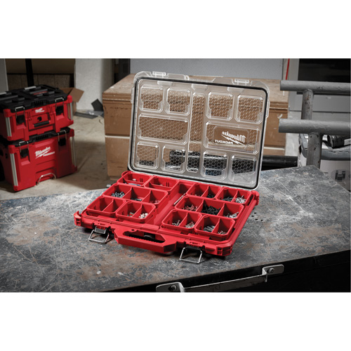 Organisateur profil&eacute; Packout, 19-3/4" x 16-2/5" x 2-1/2", Noir/Rouge Southpoint Industrial Supply
