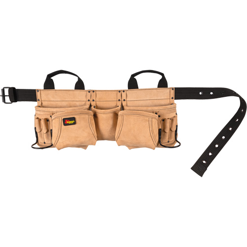 Carpenter's Tool Belt, Leather, Tan Southpoint Industrial Supply