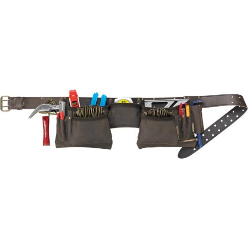 Constructor's Tool Belt, Leather, Tan Southpoint Industrial Supply