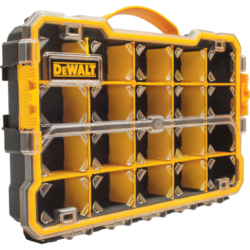 Compartment Pro Organizer, 11" W x 17-5/8" D x 2-7/8" H, Black/Yellow Southpoint Industrial Supply
