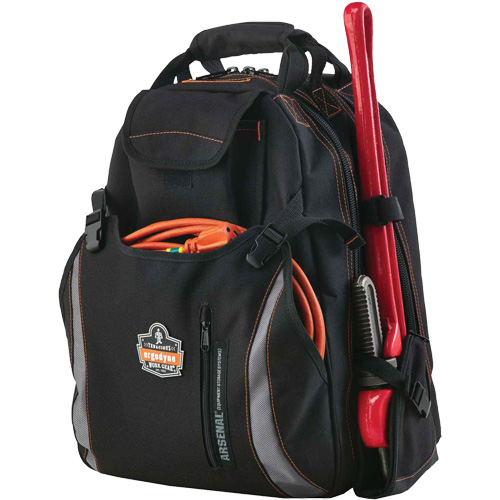 Sac &agrave; dos pour outils 5843 Arsenal, 13-1/2" lo x 8-1/2" la, Noir, Polyester Southpoint Industrial Supply
