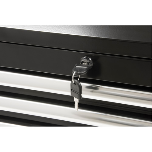 Industrial Tool Chest, 26" W, 4 Drawers, Black Southpoint Industrial Supply