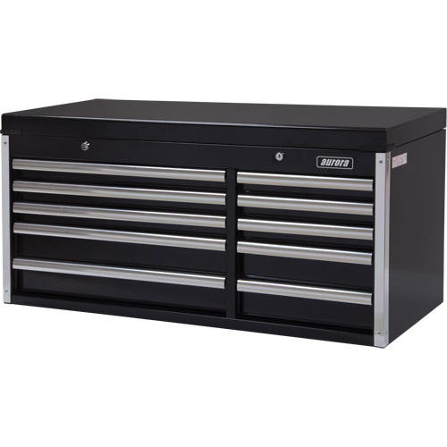 Industrial Tool Chest, 41" W, 10 Drawers, Black Southpoint Industrial Supply
