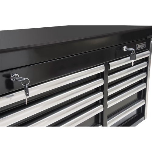 Industrial Tool Chest, 41" W, 10 Drawers, Black Southpoint Industrial Supply