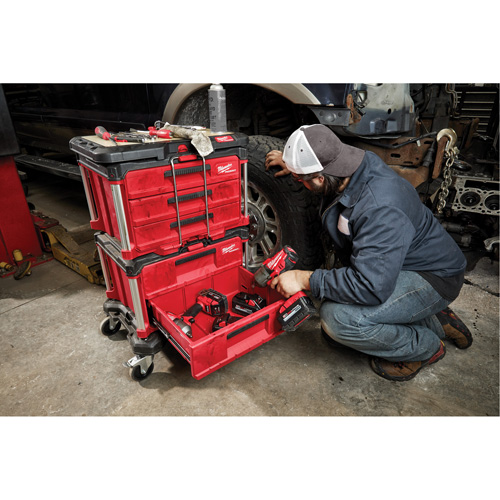 Packout 2-Drawer Tool Box, 16-1/3" x 14-1/3" x 22-1/5", Red Southpoint Industrial Supply