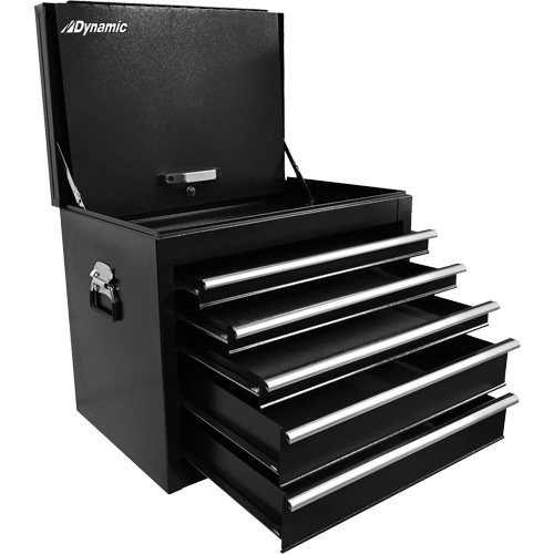 Coffre &agrave; outils pour camion, 27" la, 5 tiroirs, Noir Southpoint Industrial Supply