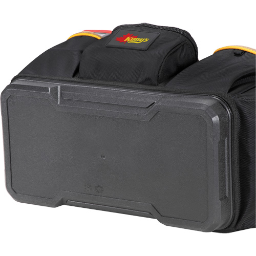 Molded Base Open-Top Tool Box, Ballistic Polyester, 17 Pockets, Black/Blue Southpoint Industrial Supply