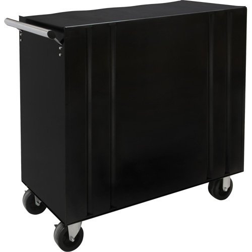 Industrial Tool Cart, 8 Drawers, 44-3/10" W x 21-1/10" D x 36-7/10" H, Black Southpoint Industrial Supply