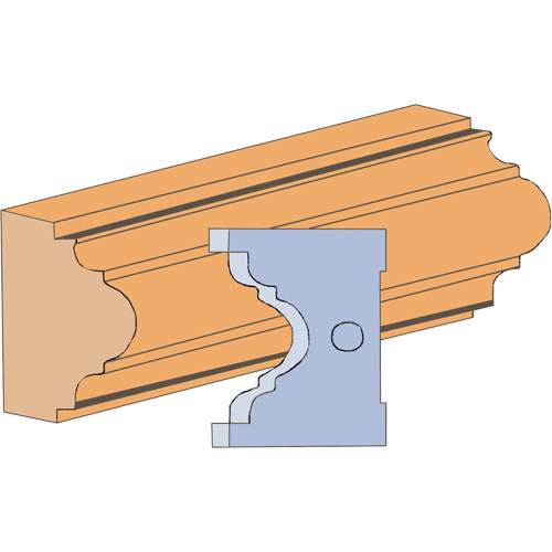 Fancy Cove Moulding Cutter Set Southpoint Industrial Supply