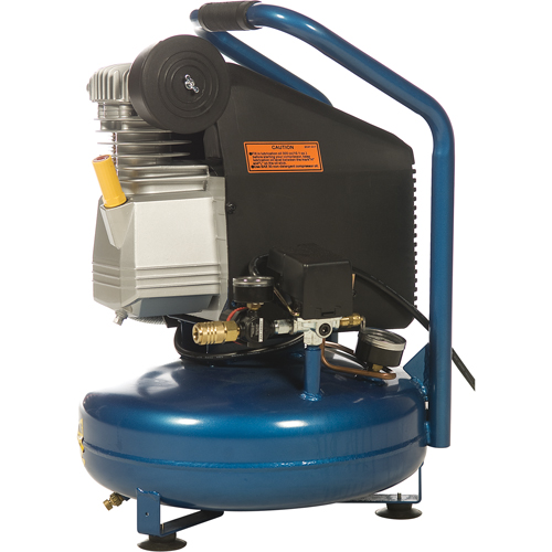 Compresseurs portatifs s&eacute;rie pour entrepreneurs - Lubrification &agrave; l'huile, entraînement direct, &eacute;lectrique, 3,3 gal. (4 gal. US), 125 PSI, 115/1 V Southpoint Industrial Supply