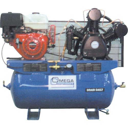 Industrial Series Air Compressors - Engine Compressors, 25 Gal. (30 US Gal) Southpoint Industrial Supply
