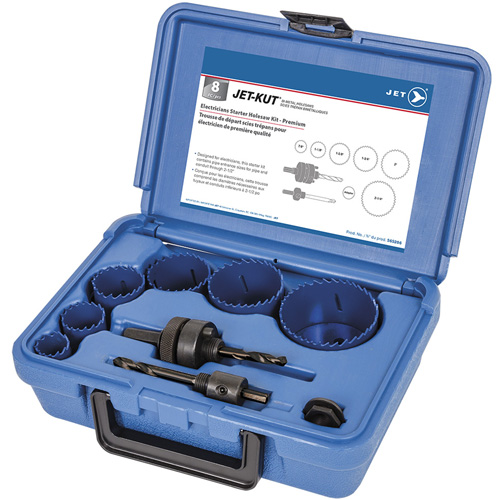 Premium Electrician's Holesaw Kit, 8 Pieces Southpoint Industrial Supply