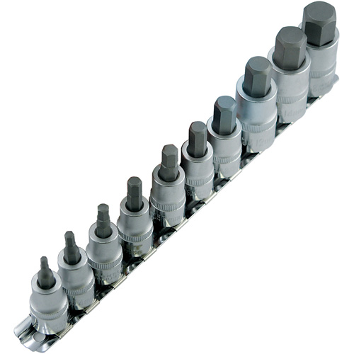 Jeu de douilles m&eacute;triques HSW3812-10M, Hexagonale, Prise 1/2"/3/8", 10 mr Southpoint Industrial Supply