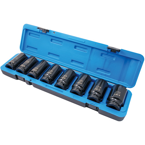Jeu de douilles SAE &agrave; 6 pans PS834D, 8 Mcx, Chocs, Prise de 3/4", Profond Southpoint Industrial Supply