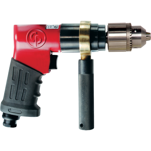 Perceuses r&eacute;versibles, 24 pi³/min, 1/4" NPTF, 90 dBA, 13" mandrin, Avec cl&eacute; Southpoint Industrial Supply