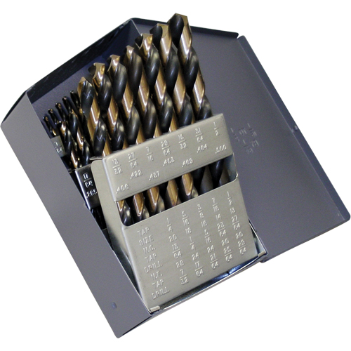 Drill Sets, 29 Pieces, High Speed Steel Southpoint Industrial Supply