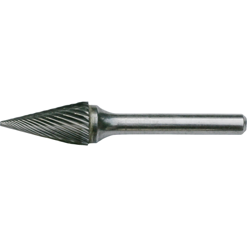 Fraises au carbure solide - Forme conique pointue CLEVELAND, , 1/8" dia., 1/8" Tige, 7/16" Prof. de la coupe Southpoint Industrial Supply
