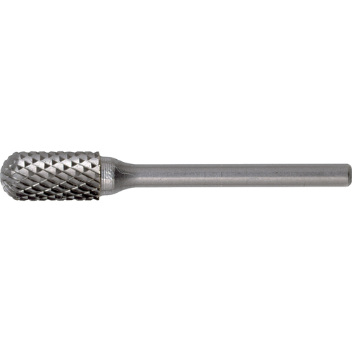 CLEVELAND Solid Carbide Burrs - Cylinder Shape with Ball Nose, SC-11, 1/8" Dia., 1/2" Depth of Cut Southpoint Industrial Supply