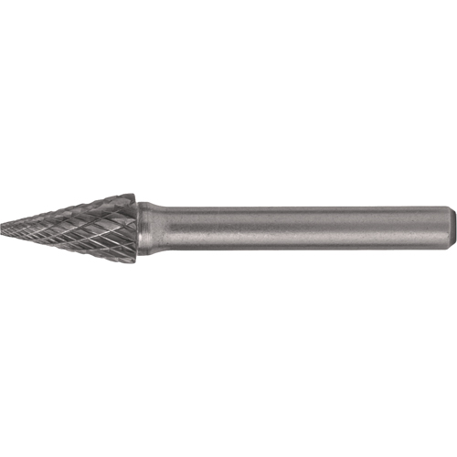 Fraises au carbure solide - Forme conique pointue, SM-6, 5/8" dia., 1/4" Tige, 1" Prof. de la coupe Southpoint Industrial Supply