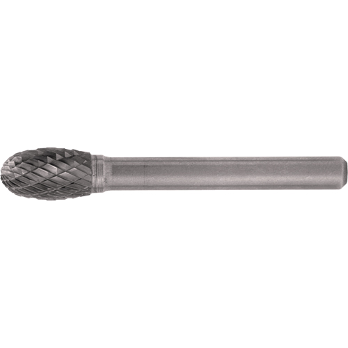 Fraises au carbure solide - Forme ovale, SE-3, 3/8" dia., 1/4" Tige, 5/8" Prof. de la coupe Southpoint Industrial Supply