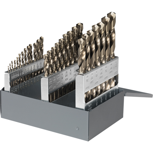 Jeux de forets CLE-LINE, 29 morceaux, Acier rapide Southpoint Industrial Supply