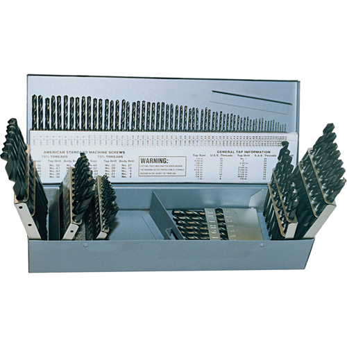 Drill Sets, 115 Pieces, High Speed Steel Southpoint Industrial Supply