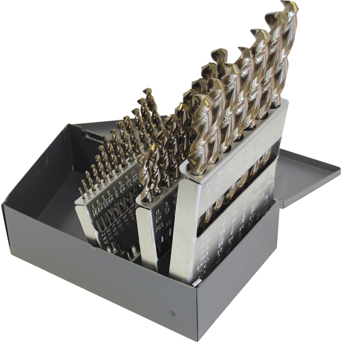 Drill Sets, 29 Pieces, High Speed Steel Southpoint Industrial Supply