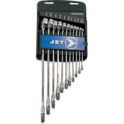 Fully Polished Long Pattern Combination Wrench Set, Combination, 11 Pieces, Imperial Southpoint Industrial Supply