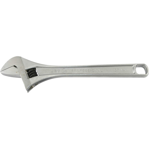 AWP-12 Super Heavy-Duty Professional Adjustable Wrench, 12" L, 1-1/2" Max Width, Chrome Southpoint Industrial Supply
