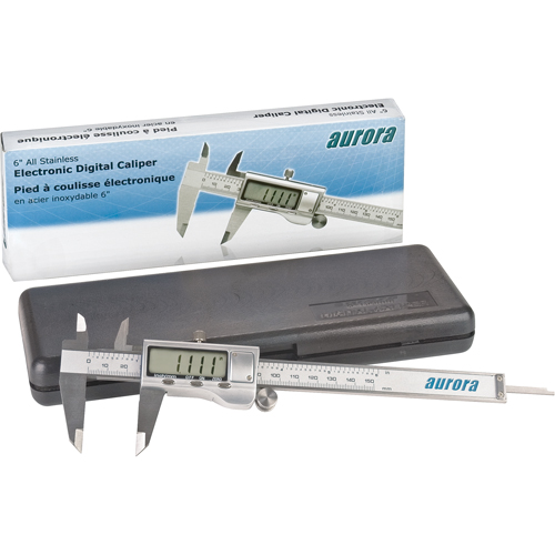 Electronic Digital Calipers, 0.001" (0.03 mm) Resolution, 0 - 6" (0 - 152 mm) Range Southpoint Industrial Supply