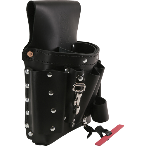Extra-Capacity Tool Pouches, Multiple Tool Holder, Leather, 8 Pockets Southpoint Industrial Supply