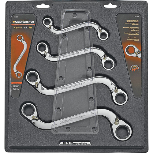 "S" Reversible Wrench Set - 4 Pieces Southpoint Industrial Supply