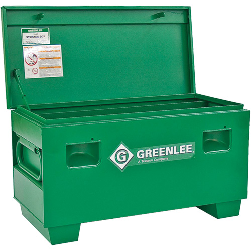 Coffre de chantier, 42" x 20" x 20", Acier, Vert Southpoint Industrial Supply
