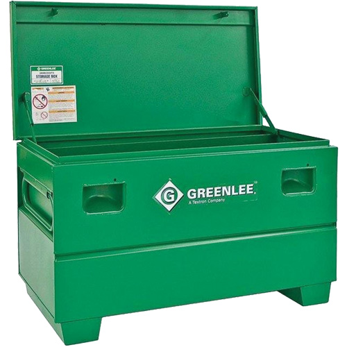 Coffre de chantier, 48" x 24" x 25", Acier, Vert Southpoint Industrial Supply