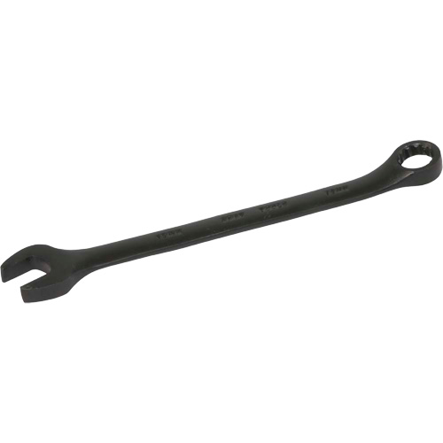 Flat Shank Combination Wrench, 12 Point, 12 mm, Black Oxide Finish Southpoint Industrial Supply