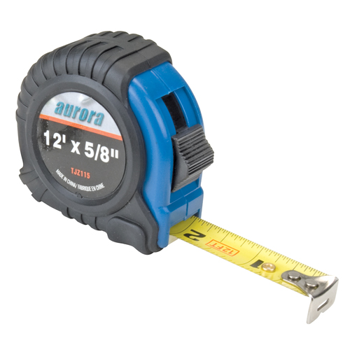 Measuring Tape , 5/8" x 12', in/ft. Graduations Southpoint Industrial Supply