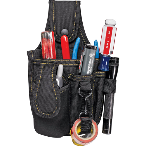 &eacute;tuis &agrave; plusieurs pochettes pour outils & t&eacute;l&eacute;phone cellulaire, Porte-outil multiple, Polyester, 4 Poches Southpoint Industrial Supply