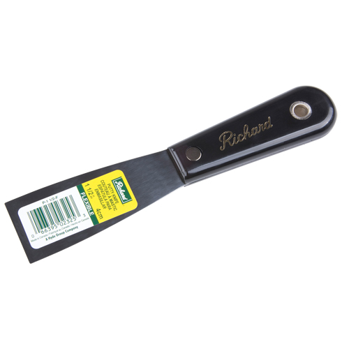 Flexible Putty Knife, High-Carbon Steel Blade, 1-1/2" Wide, Polypropylene Handle Southpoint Industrial Supply