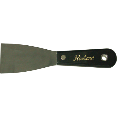 Putty Knife Stiff, Steel Blade, 2" Wide, Polypropylene Handle Southpoint Industrial Supply