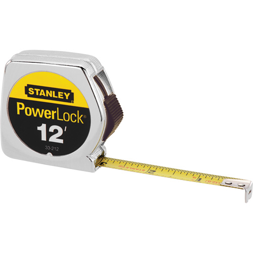PowerLock&reg; Tape Measure, 1/2" x 12', Imperial Graduations Southpoint Industrial Supply