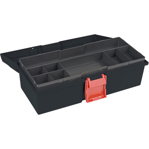 Heavy-Duty Tool Box, 15" W x 7" D x 5-1/2" H, Black Southpoint Industrial Supply