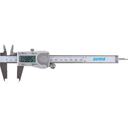 Electronic Digital Calipers, 0.001" (0.03 mm) Resolution, 0 - 6" (0 - 152 mm) Range Southpoint Industrial Supply