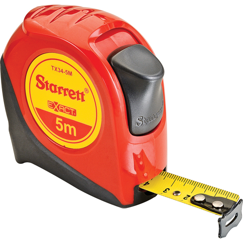 Ruban &agrave; mesurer, 19 mm x 5 m, Marques de goujon Millim&egrave;tres Southpoint Industrial Supply