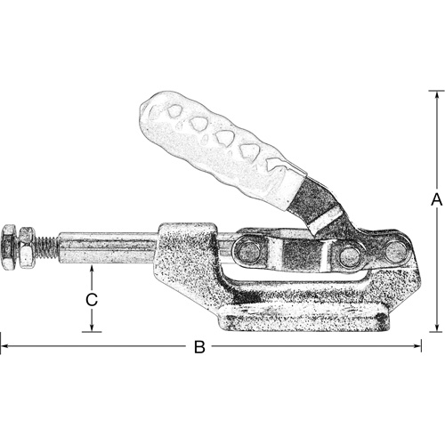 Serre-flan droit, Force de serrage de 600 lb Southpoint Industrial Supply