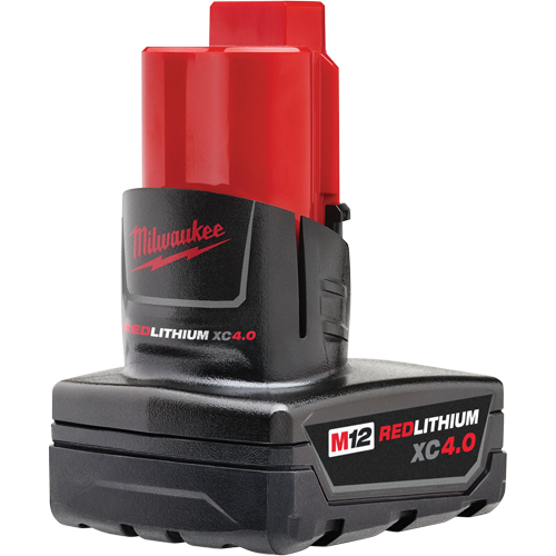 M12 Redlithium 4.0 Battery, Lithium-Ion, 12 V, 4 A Southpoint Industrial Supply