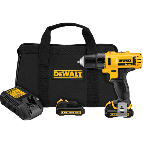 Ensemble perceuse/visseuse max, Lithium-ion, 12 V, Mandrin 3/8", Couple 189 UWO Southpoint Industrial Supply