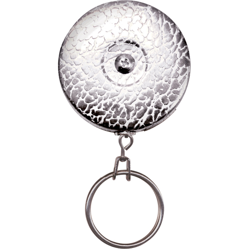 Porte-cl&eacute;s &agrave; d&eacute;vidoir The Original, Chrome, C&acirc;ble 24", Fixation Agrafe de ceinture Southpoint Industrial Supply