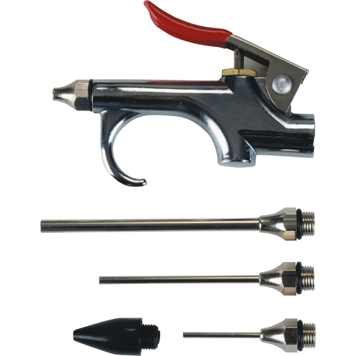 Blow Gun Kit with 5 Interchangeable Tips Southpoint Industrial Supply
