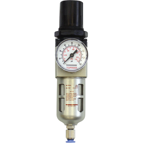Modular Filter/Regulator, 1/4" NPT, 150 PSI, 0.7 fl.oz. Capacity Southpoint Industrial Supply
