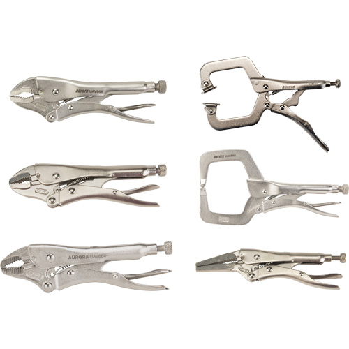 Jeu de pinces verrouillables, 6 Morcea Southpoint Industrial Supply